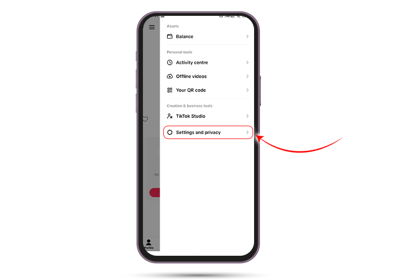 Tap setting and privacy