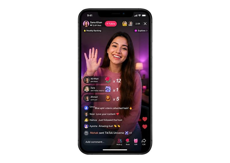 TikTok Livestream and LIVE Gifts