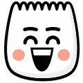 Joyful tiktok emoji
